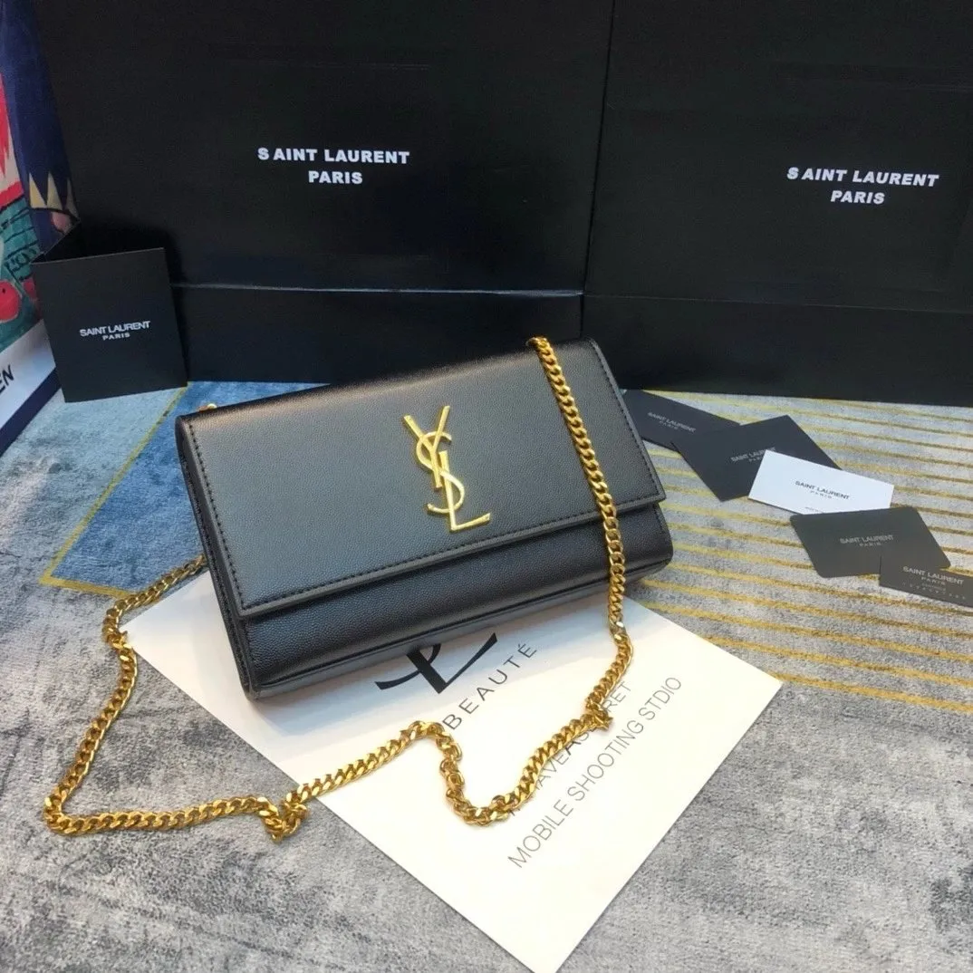 Saint Laurent YSL Wallet on Chain [3 styles]