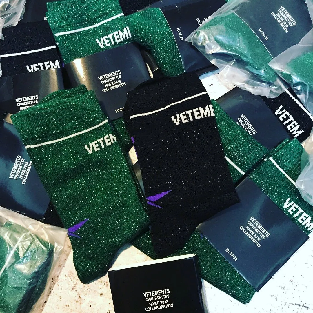 Vetements Hiver 2018 Collaboration Socks